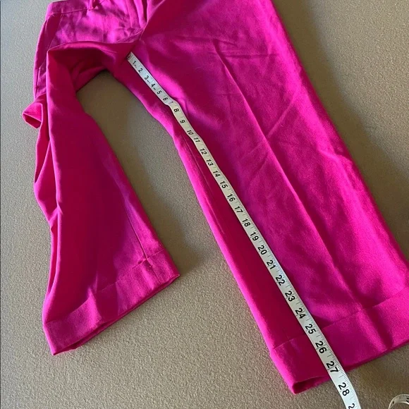 J.Crew NWT Rhodes Italian Wool Pink Trousers- Size 10 - Picture 10 of 14
